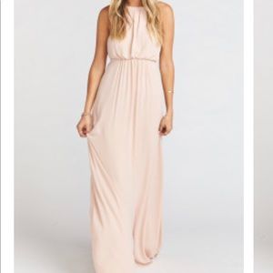 Amanda Dress in Dusty Blush